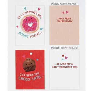 american greetings 6 ct Happy Valentine's Day Greeting Cards Bundle for Anyone